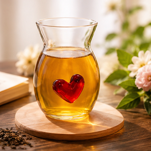 Verre à whisky/eau/jus en borosilicate fait main avec logo personnalisé, 370 ml, pour cadeaux d'entreprise et kits de bienvenue promotionnels - Product Image 1