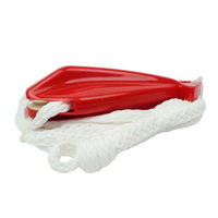 Corde de remorquage pour wakeboard et planche de surf, corde creuse tressée en PP, corde de ski nautique avec pièces métalliques et accessoires en plastique