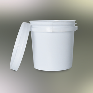 Wholesale Eco-Friendly <b>Plastic</b> 1L Round <b>Bucket</b> with Lid Powder Packaging Offset Printing - Product Image 2