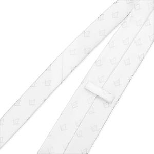 Cravate tissée pour franc-maçon, cravates de mode pour hommes avec motif carré et boussole maçonniques, couleur unie avec symboles maçonniques - Product Image 2