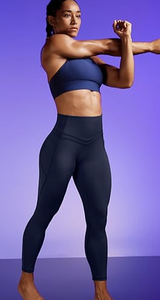 HAWK SPORTS INDUSTRIES Leggings sans couture taille haute pour femme, couleur unie, longueur intégrale, avec poches, respirants, extensibles, sportifs - Product Image 3