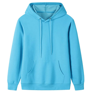 Men’s Light Blue <b>Hoodie</b> Men’s Hooded Sweatshirt Men’s French Terry <b>Hoodie</b> Men’s Regular Fit Sweatshirt Men’s Casual Pullover - Product Image 2