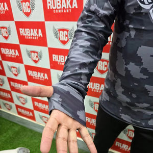 Sweat à capuche de pêche pour homme grande taille, logo personnalisé, couleur personnalisée, spandex/polyester, anti-UV 50+, séchage rapide, manches longues, jersey - Product Image 2