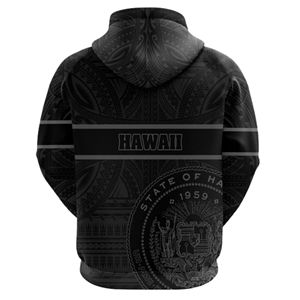 Ventes en gros de sweats à capuche personnalisés sublimés, motifs polynésiens, vêtements d'hiver hawaïens, impression intégrale personnalisée, sweat à capuche samoan - Product Image 5