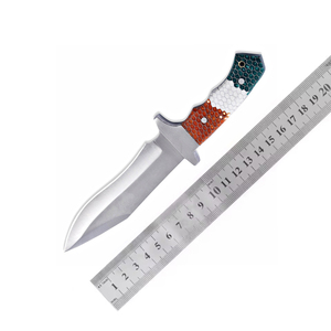 Couteaux de chasse haut de gamme à lame fixe, forgés à la main, en acier inoxydable durable, avec manche confortable en acier inoxydable fait main - Product Image 4