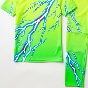 Uniformes de porristas de dos piezas, conjunto personalizado de top corto y falda, ropa sublimada para equipos de competición All Star - Product Image 4