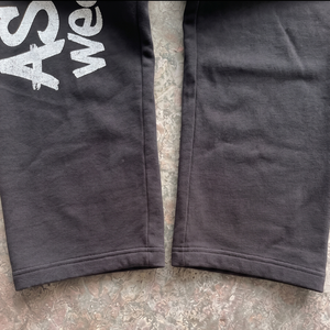 Askarwear Men's Black Sweatpants Elastic Waist Drawstring Letter Print Casual Cotton <b>Pants</b> Autumn Style - Product Image 4