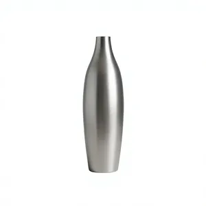 Jarrón Alto de Metal Decorativo para Flores, Acabado Antiguo, Moderno y Elegante, para Decoración del Hogar, Sala de Estar, Mesa, Oficina o Estante - Product Image 1