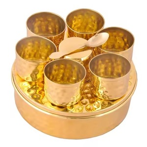 Metal Masala <b>Storage</b> Container with Decorative Lid Kitchen Organizer for Spices Herbs Seasoning and Daily Cooking - Product Image 4