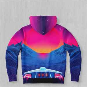 Haut à capuche léger et doux avec imprimé par sublimation de fleurs tropicales vibrantes, tenue d'été tendance, design unique, sweat à capuche d'été pour femme - Product Image 3