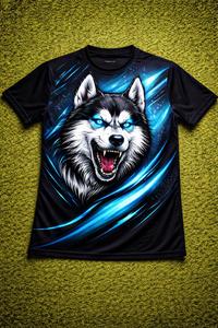 Camiseta de Hombre OEM Cómoda de Corte Regular, Ligera, de Secado Rápido, Talla Personalizada, para Verano, Informal, para Actividades al Aire Libre, con Estampado Animal en la Parte Delantera - Product Image 6