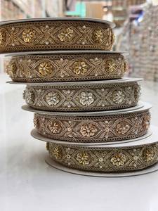 Bordure en dentelle brodée de perles pour chaussures, lavable, vente en gros - Product Image 2