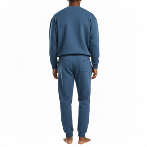 Wholesale New Design Men's Sportswear Sets Breathable 100% Cotton <b>Tracksuits</b> for Winter - Product Image 3
