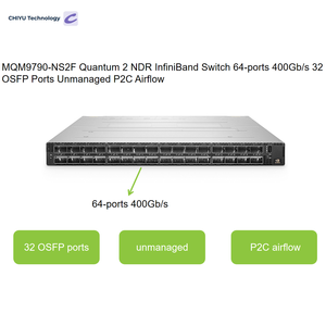MQM9790-NS2F <span class=keywords><strong>NDR</strong></span> Conmutador InfiniBand de Alto Rendimiento de 400 Gb/s y 64 Puertos, 51.2 Tbps, para Soluciones de Centros de Datos de IA y HPC - Product Image 5