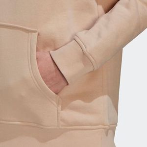 Ensemble de sweat-shirt à capuche beige pour homme, 100% coton, manches longues, coupe ample, poches latérales, vêtements décontractés d'automne - Product Image 3