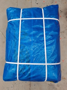 Bâche tissée bleue robuste imperméable pour auvent extérieur, tissu uni de 72 pouces de largeur - Product Image 6