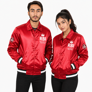 Satin Varsity <b>Jackets</b>, Custom Satin <b>Baseball</b> <b>Jackets</b>, <b>Bomber</b> <b>Jackets</b> - Product Image 6