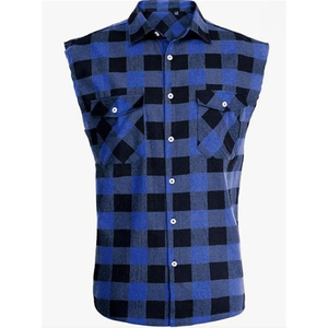 ชุดทำงานลำลองผู้ชายสำหรับฤดูใบไม้ร่วง เสื้อเชิ้ตแขนสั้นแบบกระดุมแถวเดียว กางเกงขายาว ปกเสื้อแบบลา펠 คุณภาพสูง - Product Image 1