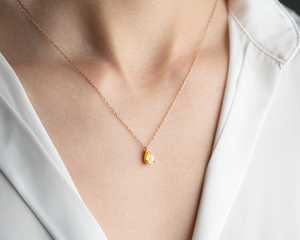 Tanzanite Necklace 925 Sterling Silver 14K Gold Plated Octagon Cut February Birthstone Pendant Vintage Style Lab Created IGI - Product Image 2