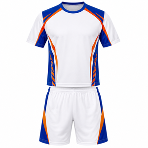 Midweight 100% Cotton Printed Mesh Fabric Contrast 2-Piece Men's Slim Fit Solid Breathable T-Shirt Short <b>Set</b> Quick Dry <b>twin</b> <b>sets</b> - Product Image 6