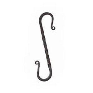Crochet mural en fer robuste et résistant à la rouille pour suspendre vêtements et outils – Crochet en S en métal - Product Image 5