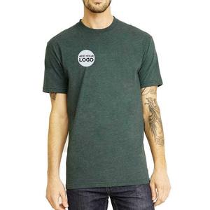 T-shirt à manches courtes pour homme, coupe classique, col rond, 100% coton, mélange coton/polyester, séchage rapide, respirant, léger - Product Image 1