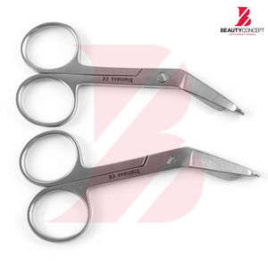 กรรไกรตัดผ้าพันแผลแบบแมนนวล รุ่นที่ดีที่สุดปี 2026 สำหรับโรงพยาบาล ผลิตภัณฑ์จำเป็นสำหรับการปฐมพยาบาล ทำจากสแตนเลส เหมาะสำหรับการผ่าตัดและการดูแลทางการแพทย์ - Product Image 5