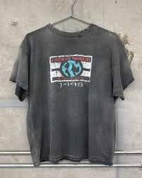 Camiseta Oversize de Algodón Tejido Grueso con Logo Personalizado 2026 para Hombre, Estilo Urbano, Color Negro Desgastado, Gráfico Vintage 'Power Memories' - Product Image 2