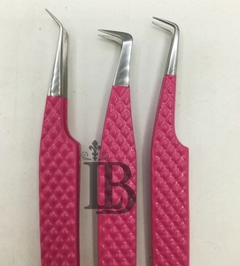 90 Degree Mega <b>Volume</b> 45 Degree Eyelash Extension Tweezers set Low Moq Hand Tested <b>Lash</b> Tweezers Best Price Offer Sustainable - Product Image 4