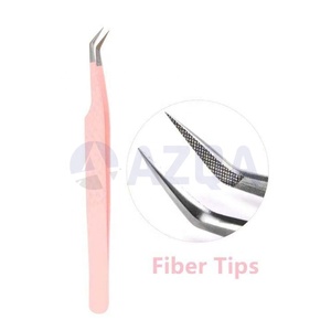 Pince à épiler pour extensions de cils en acier inoxydable à pointe incurvée pour femmes, nouvelle arrivée en gros, durable pour une utilisation à long terme - Product Image 6