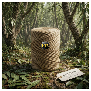 Fil de jute 100% naturel, 11 LBS, 2 plis, qualité supérieure, pour couture et tricot, écologique, texturé, antibactérien, recyclable - Product Image 1