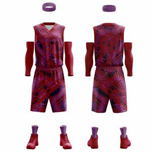 Professional Basketball Uniforms Full-Sublimation Custom Basketball Uniforms Sets for Wholesales - Product Image 1