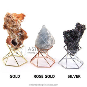 ที่ตั้งโชว์ลูกบอลคริสตัลโครเมี่ยมแบบทันสมัยที่เป็นโลหะเป็นมิตรกับสิ่งแวดล้อมสำหรับการสะสมอัญมณีและอาเกตสำหรับโปรโมชั่น - Product Image 5