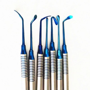 Kit de Herramientas Ergonómicas de Acero Inoxidable de 7 Piezas para Levantamiento de Senos en Implantes Dentales, para Aplicaciones Manuales de Limpieza y Relleno - Product Image 5