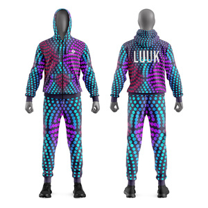 Chándales Deportivos Personalizados para Hombre, Ligeros, Ecológicos, Sin Costuras, Talla Grande, de Secado Rápido, Transpirables, con Capucha - Product Image 1