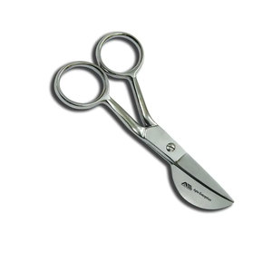 Ciseaux de tailleur en acier inoxydable pour tissu et ciseaux à bec de canard, ciseaux de coupe de 7 pouces, ciseaux à bec de canard Pelican pour la coupe des tissus - Product Image 4