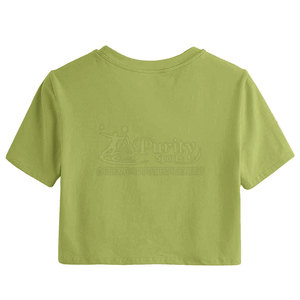 Camiseta corta para mujer, estilo moderno, de fábrica, en oferta, para venta en línea. - Product Image 2