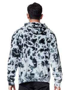 Sweat à capuche uni en coton 100% pour homme, délavé à l'acide, grande taille, poids lourd, service OEM, effet soleil délavé - Product Image 4