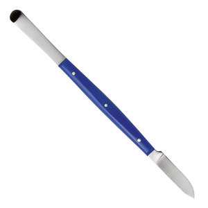 Cuchillo para cera, grande, azul, mango de plástico, 180 mm, instrumento dental de doble punta, herramienta duradera para tallado de cera en laboratorio dental - Product Image 2