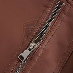 Veste en cuir légère pour femme, veste en cuir tendance pour femme, veste en cuir confortable pour femme - Product Image 5