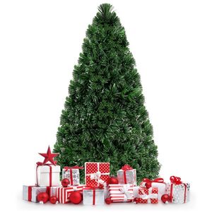 Albero di Natale in PVC con Fibre Ottiche Pre-Illuminato 3/6 Piedi - Product Image 1