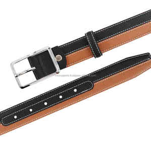เข็มขัดหนังแท้สำหรับผู้ชายปรับแต่งเอวและสีได้ทำจากหนังแท้แบรนด์ดัง - Product Image 6