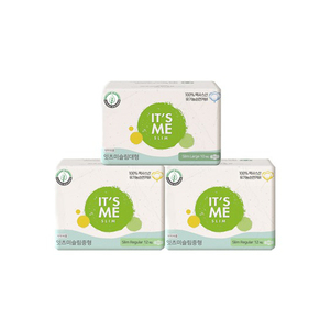 [Its Me] Slim Super Long 6P Servilleta sanitaria Transpirable Orgánico 100% Texas Algodón Almohadilla menstrual de absorción rápida - Product Image 5