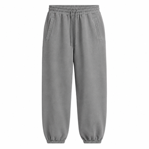 Pantalones Deportivos de Felpa Rojos para Mujer, Cintura Media, Cordón Ajustable, Estilo Casual Hip Hop, Pierna Ancha, Largo hasta el Tobillo, Corte Regular, Color Sólido, Primavera - Product Image 5