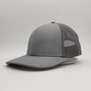 Casquette Trucker à 6 Panneaux en Coton avec Dos en Maille Polyester, Logo Personnalisé, Bandeau Élastique Confortable, Respirante, Visière Courbée - Product Image 1