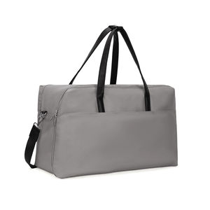 Sac de voyage en polyester et nylon imperméable avec poignée en cuir, imprimé LOGO, pour hommes et femmes - Product Image 1