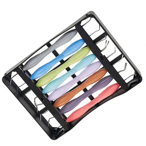 Kit d'instruments dentaires composites en acier inoxydable OEM Bone Bridge Instruments, 7 pièces, avec pointe plaquée pour obturation et détartrage dentaire - Product Image 3
