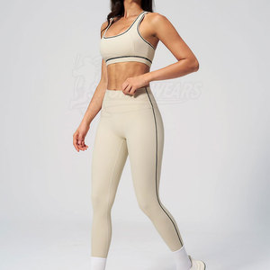 Ensemble de yoga athlétique pour femmes, deux pièces, en tissu respirant et léger, écologique, pour le sport et le fitness - Product Image 4