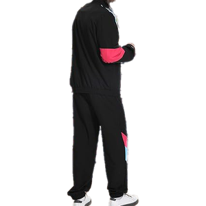 New Custom Unisex Polyester Nylon Autumn Windbreaker Set Multi Panel Wholesale Streetwear <b>Waterproof</b> Breathable <b>Tracksuit</b> Set - Product Image 2