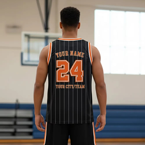 Nuevo Uniforme de Baloncesto de Verano, Sublimado, con Cuello en V, Diseño Personalizado, 100% Poliéster, Transpirable, Ligero, Tallas Grandes, Protección UV - Product Image 2